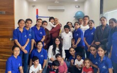 Children participating in group therapy session at SETU CDC Ahmedabad
