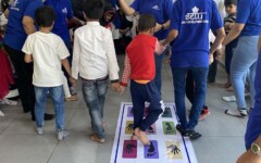 Children participating in group therapy session at SETU CDC Ahmedabad
