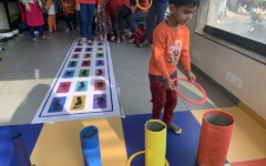Children participating in group therapy session at SETU CDC Ahmedabad