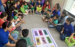 Children participating in group therapy session at SETU CDC Ahmedabad
